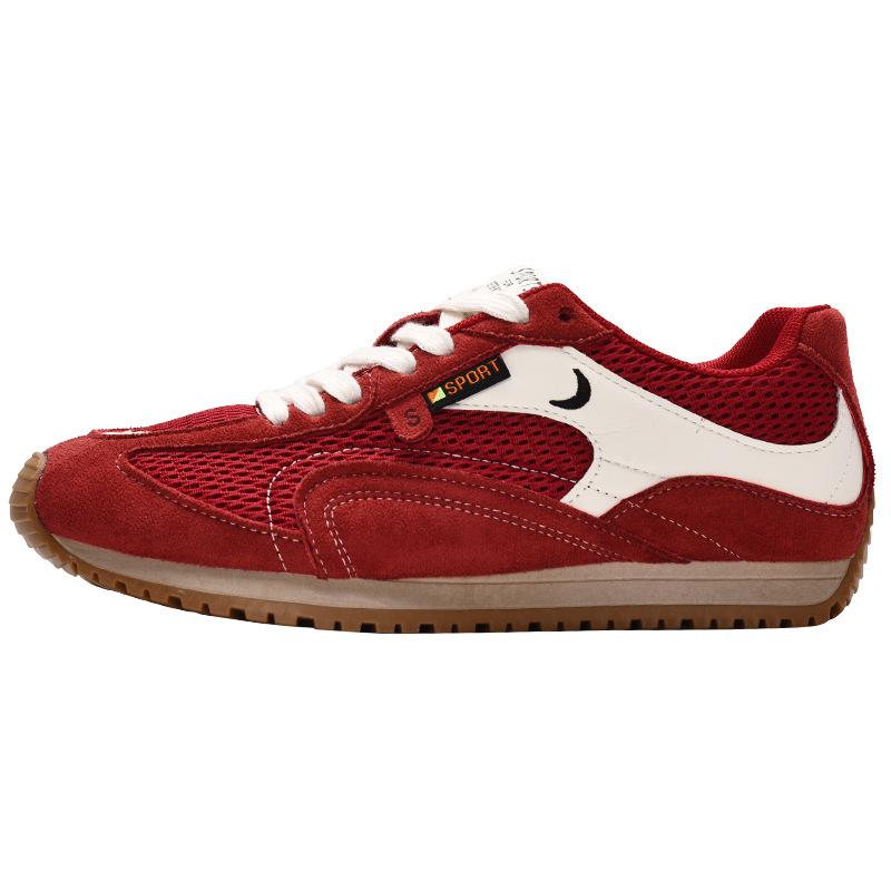 

New hot summer new mesh breathable retro versatile sports and leisure shoes 5758 40 красный