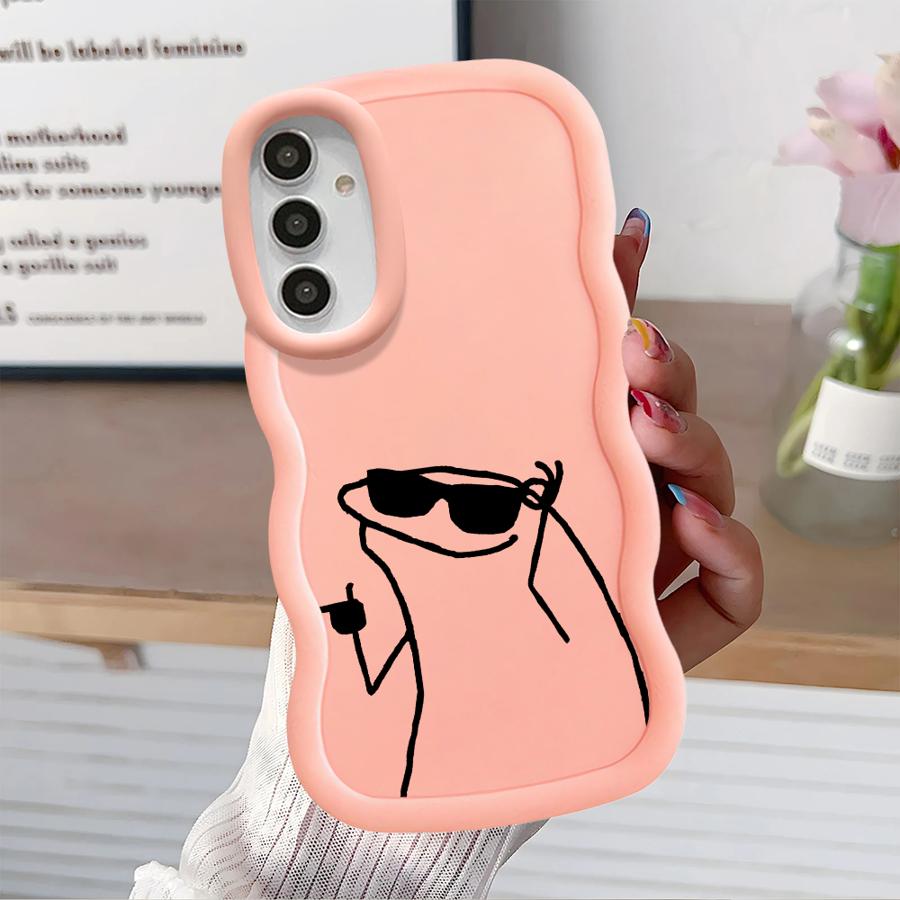 Case for Samsung Galaxy A14 A13 A15 A21s A11 A52 A12 A16 Soft Phone Cover A03 A22 A33 A23 A04 A06 A05 A53 Line People