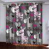 Vintage Style Cartoon Animal Series High Density Blackout Curtain Digital Printing