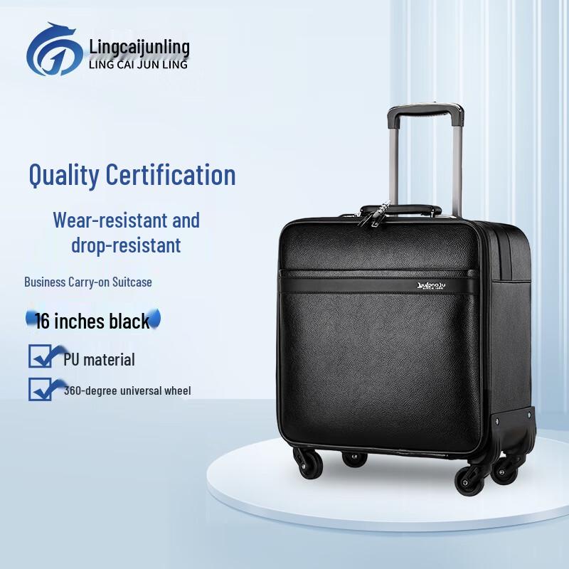 Portable 16-inch Business Carry-on Luggage