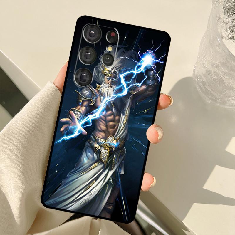 Zeus Case For Samsung Galaxy S25 Ultra S21 S22 S23 S24 Ultra S9 S10 Plus S20 FE S25 FE Back Cover