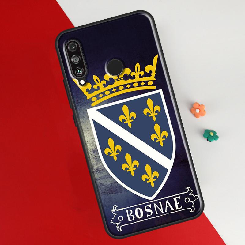 Bosnien und Herzegowina Flagge Fall Für Honor 50 8X 9X 10i Abdeckung Für Huawei P30 P40 Lite P50 P20 Pro P Smart 2019 Nova 5T