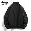 JEEP SPIRIT Men's Stand Collar Baseball Jacket