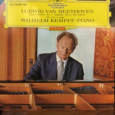 LP Record WILHELM KEMPFF (PIANO) - Ludwig Van Beethoven  ? Piano Sonat SLGM1407PROMO DEUTSCHE GRAMMO 1967 Japan Classical Used