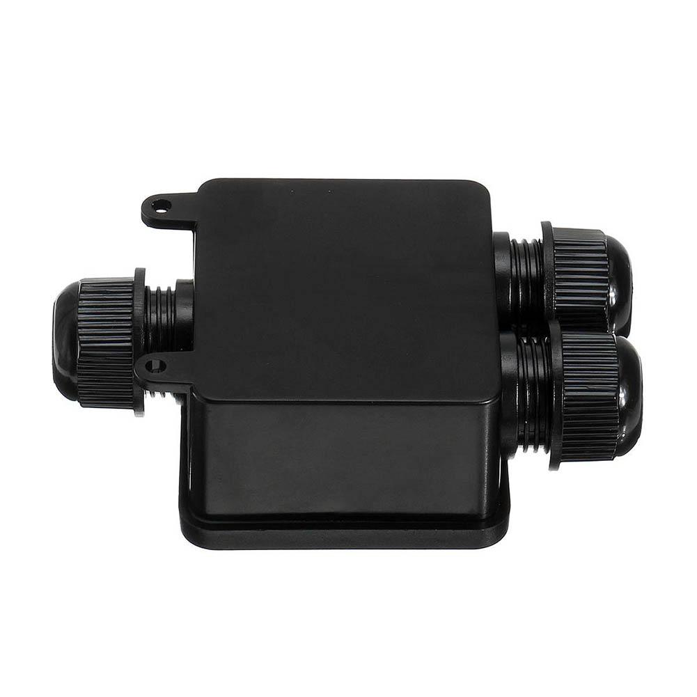 Waterproof IP68 Cable Connector 3 Way External Electrical Junction Box Plastic Cable Wire Connector