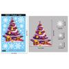 2/3/5PCS Christmas Electrostatic Window Clings Decor Set - Snowman Snowflake Tree Stickers For Glass Door Shop Display