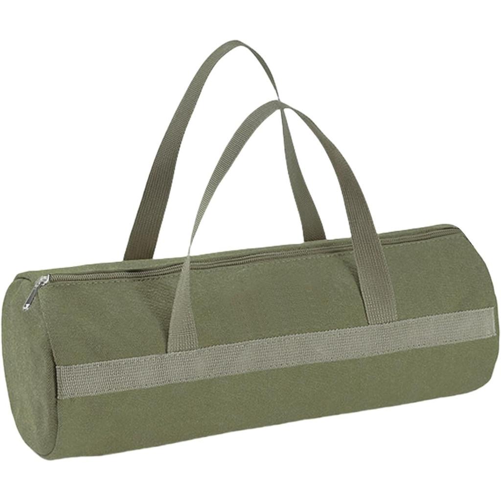 

Large Capacity Camping Bag Oxford Double-Layer Storage Organizer With Premium Zipper Portable Tent Accessories Holder 40X35cm зелёный