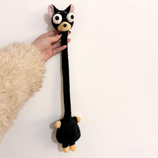 Cute Big-Eyed Stuffed Toy Long Neck Dog Duck Giraffe Plush Doll Car Bag Keychain Cute Animal Bendable Plush Figure Unique Gift for Dog Lovers