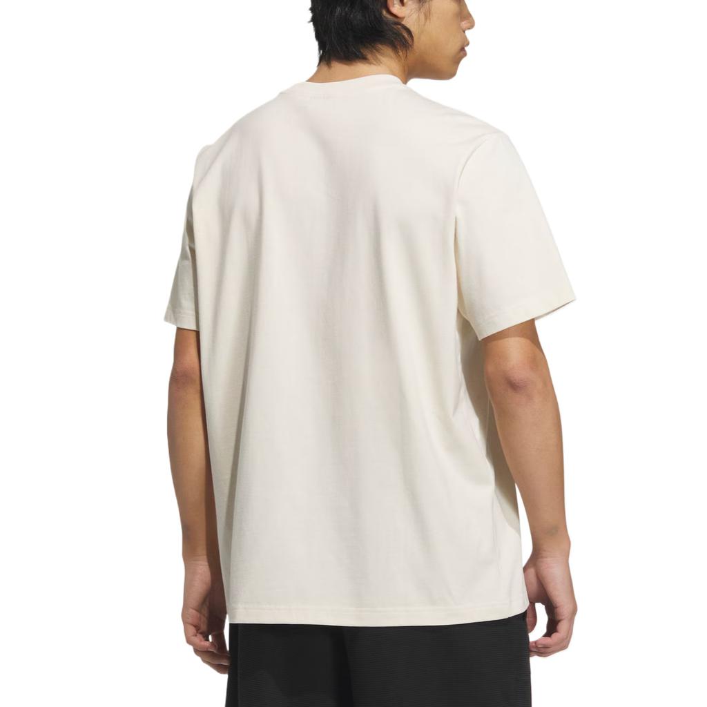 adidas Originals Skeleton T-Shirt Classic Fashion Simple Versatile Solid Color Brand Logo Short Sleeve T-Shirt Men Tops White JZ7045