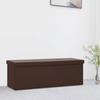 VidaXL Foldable Storage Bench Storage Container Living Room Storage Chest Hallway Home Interior 338798