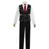 Disfraz de Cosplay de Ishmael de Limbus Company con Chaqueta, Pantalones y Corbata para Fans de Anime