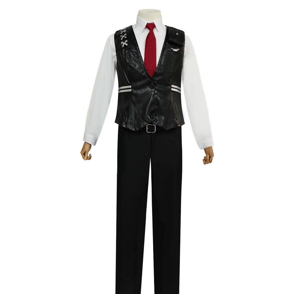 Disfraz de Cosplay de Ishmael de Limbus Company con Chaqueta, Pantalones y Corbata para Fans de Anime