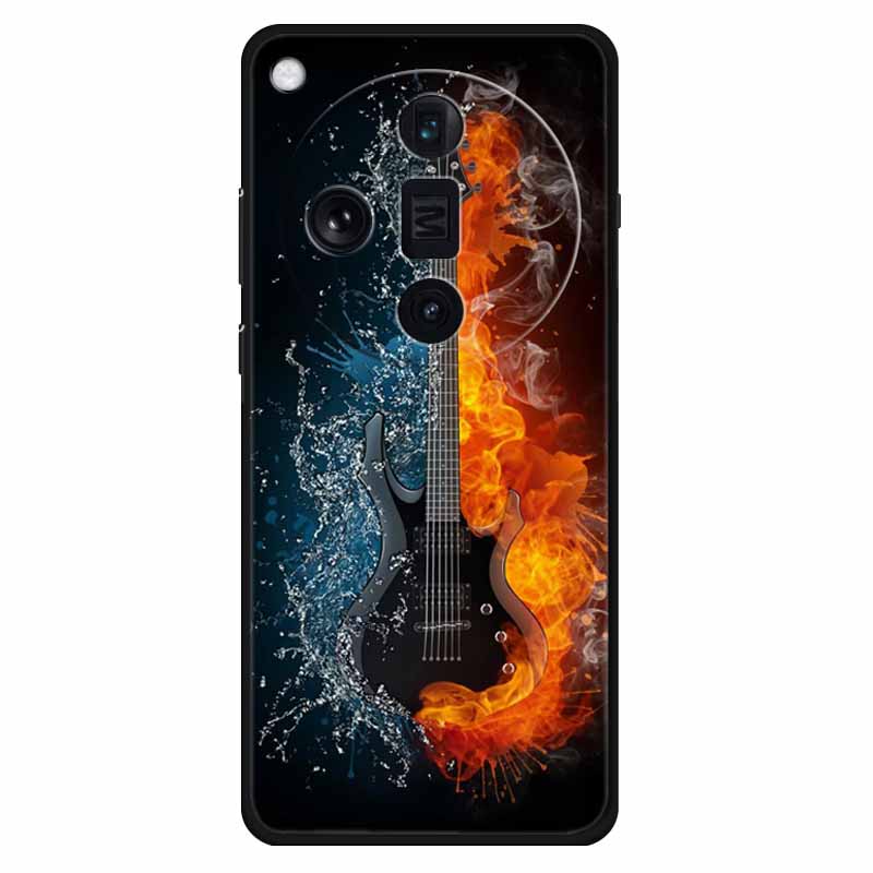 Funda For Oppo Find X7 Ultra Case Find X7 Silicone Space Wolf TPU Soft Phone Cover For OPPO Find X7 Pro/ X7 Ultra Case Cat Coque