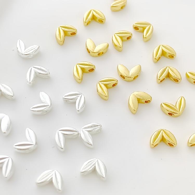20Pcs Sophisticated Beads Separators with Double Holes Multipurpose Spacer Beads Necklaces Bracelets Making Accessories