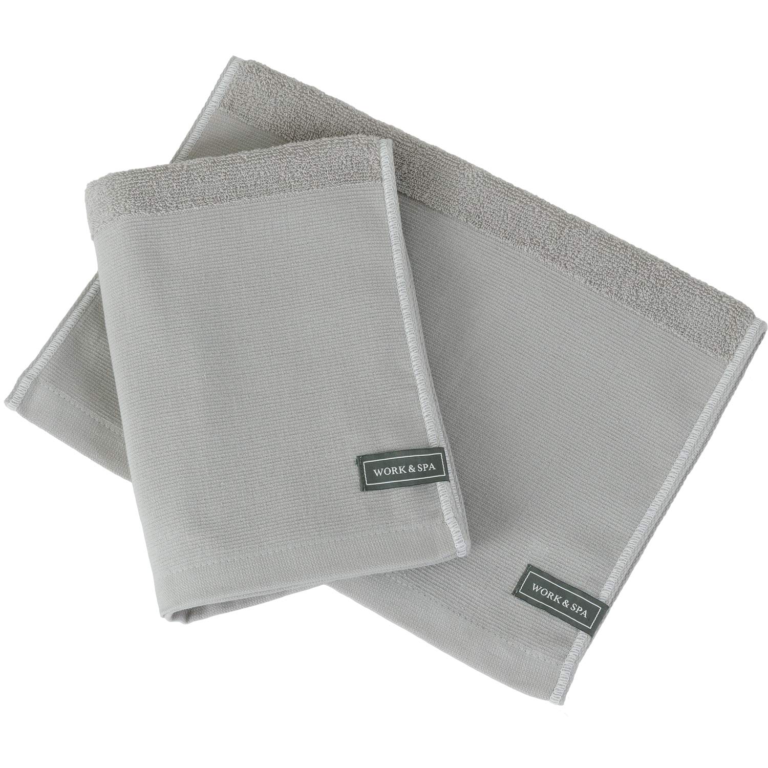 

Towel Laboratory Long Face Set of and Easy to Wrap Around Your Perfect for the and Outdoors in 3 [WORK&SPA] #008 Thin, Lightweight, Towel, Gray, 2, серый