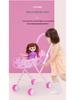 Set Passeggino per Bambole e Giocattoli Transfrontaliero per Bambine - Regalo di Compleanno Perfetto