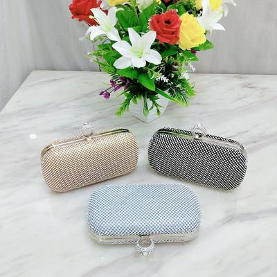Women's Bag New Diamond-encrusted Banquet Bag Rhinestone Bag Dinner Party Handbag Oblique Span Summer Small Bag