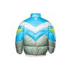 Li Ning Sport Warm Spliced Color Block Down Jacket Men Jackets Blue AYMQ591-2