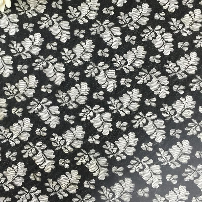 Spring/Summer Floral Lace Fabric for Women's Wedding and Evening Dresses, Cheongsams - Breathable & Non-Elastic Polyester.