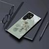 Transparent Eucalyptus Leaf Print Phone Case Suitable for Galaxy S26 S25 S24 S23 Ultra  S22 Ultra S20 Ultra 56 A72 A73 5G