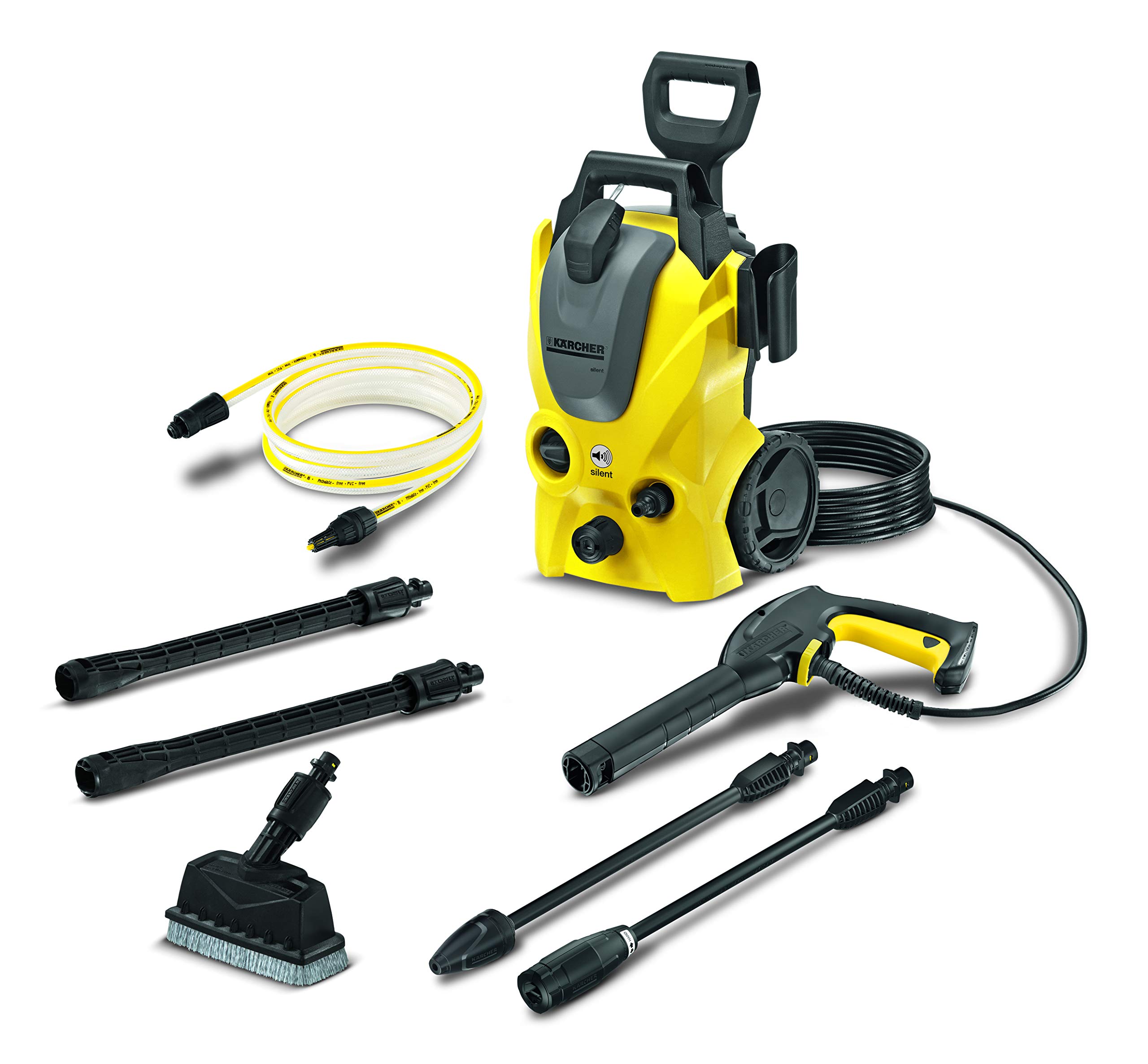 

Мийка високого тиску Karcher K3 Silent Balcony [стара модель] (60Гц) 1,601-449,0 жовтий