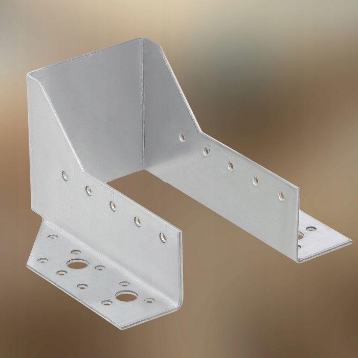 Support de poteau - KOTARBAU - type A - 70 mm - Acier galvanisé - 10 pièces