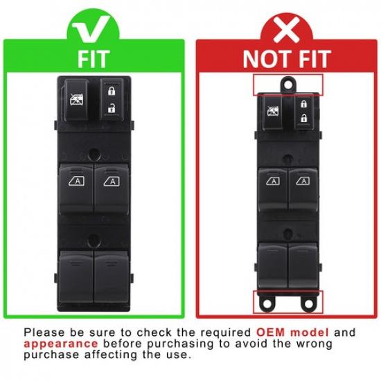 Power Window Control Switch For 2007-2012 Nissan Altima Infiniti G35 25401-ZN50B