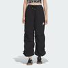 Adidas Originals City Skate Trousers Loose Fit Lace-Up Cargo Sports Comfortable Casual Pants Women Bottoms Black JN1684