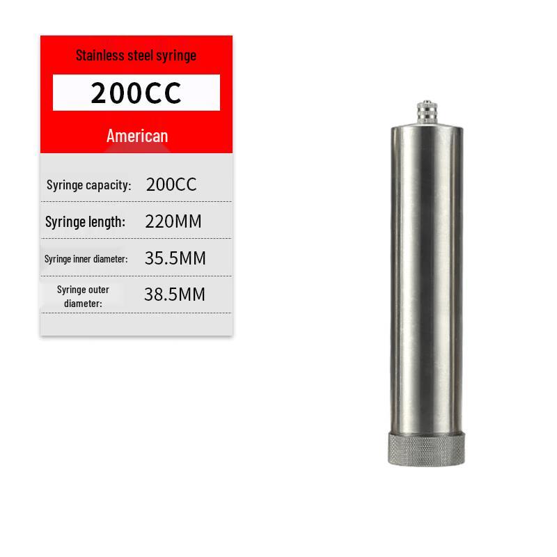 High-Temperature Resistant Stainless Steel Glue Dispenser Syringe