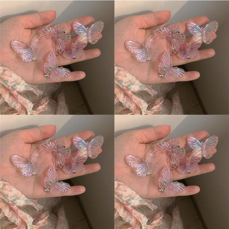 5/10/15/20pcs Cute Butterfly Hair Clip Mini Hair Accessories Butterfly Duckbill Bangs Clips Mermaid Butterfly Hair Clips