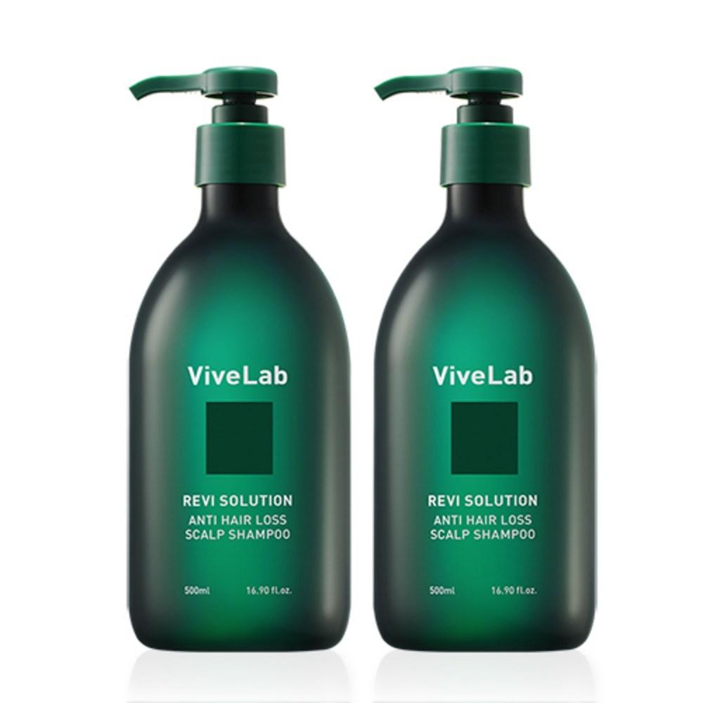 Vibe Lab Revye Solution Anti-Hair Loss Shampoo Large Capacity Hair Loss Shampoo, 500ml, 2 Pcs.