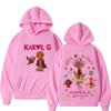 Karol G Viajando Por El Mundo Tropitour 2026 Graphics Hoodie Unisex Fashion Sweatshirts Long Sleeves Casual Hip-hop Pullovers