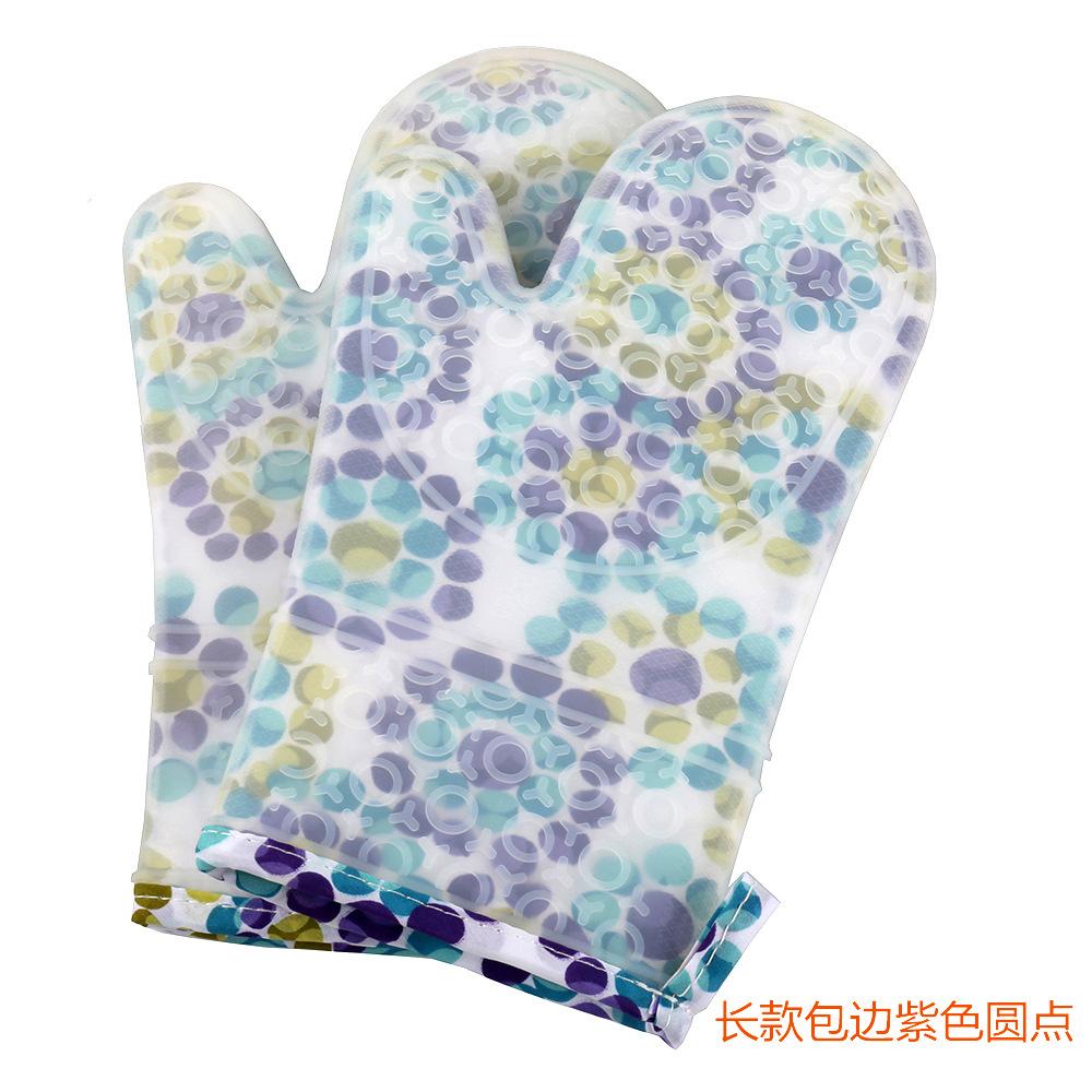 1 шт. силиконовая перчатка для духовки, термостойкая варежка для кухни, микроволновая печь, нескользящая перчатка, утолщение, высокое качество