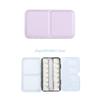 R6FF Empty Watercolor Palette-Trays Travel-Size Portable Paint Boxes Metal Empty Watercolor Tin Palette-Paint Case DIY Crafts