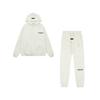 Essentials 3d Silicone Letter Flocking Print American Sweater Jacket + Pants Casual Suit For Men And Women -CAN