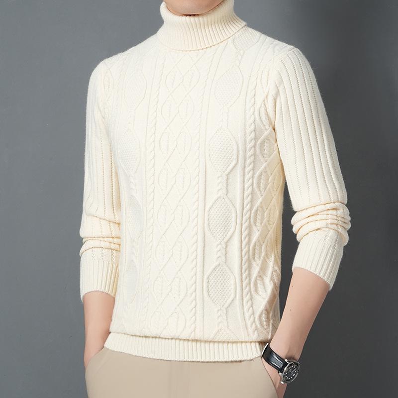 Winter Crew Neck Versatile Men s Casual M