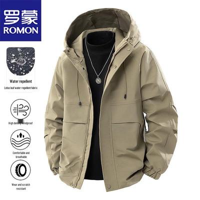 Men's Spring/Fall Outdoor Waterproof Hooded Jacket