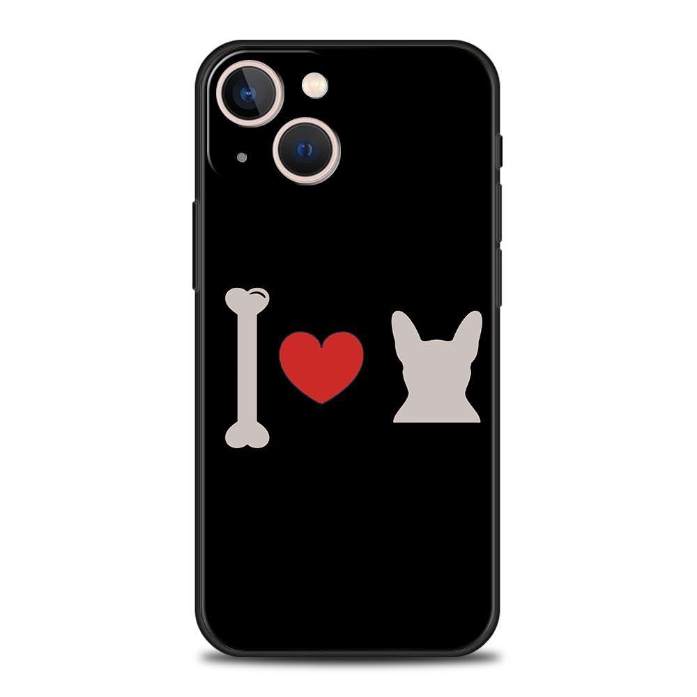 Coque de téléphone bouledogue français pour iPhone Samsung Galaxy Redmi Xiaomi Oppo OnePlus Note SA 7 8 9 10 11 12 13 14 20 21 22 23 53 54 Pro Max Plus Ultra