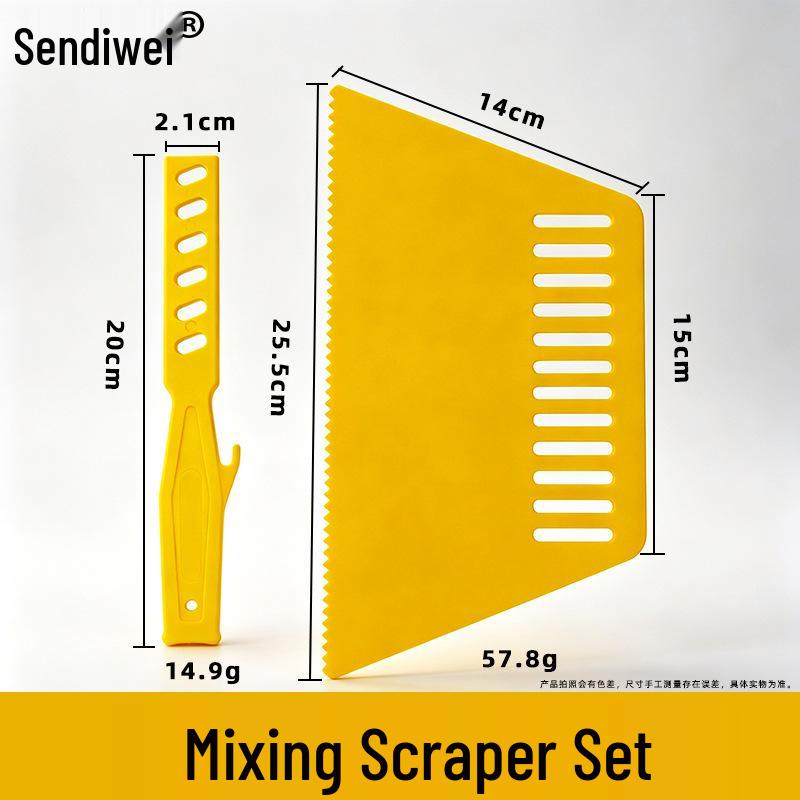 Silicone Ox Tendon Caulking & Glass Scraper Tool Set