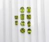 Natürlicher Peridot Mix Form Schliff Lose Edelsteine Konvolut 15-20 Stück 8-15 MM 50 CT Facettierter Peridot Edelstein Für Schmuckherstellung