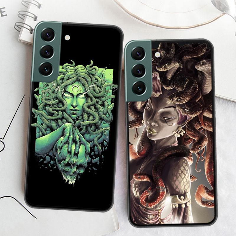 Custodia per telefono Medusa nella mitologia greca antica Per Samsung A15 A25 A35 A55 Galaxy A70S A50S A30S A30 A40 A71 A51 A41 A31 A21 A11 A