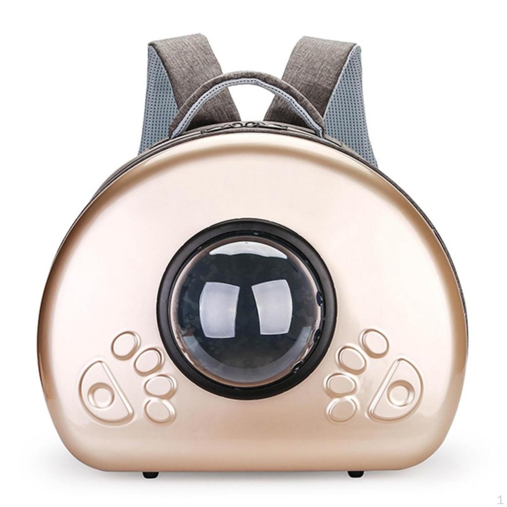 Cat Backpack SturdyConstruction Spherical Pet Carrier Glossy with Window