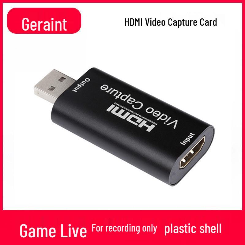 

Карта захвата HDMI 4K, USB 3.0, Алюминиевый сплав, Сквозной выход и потоковая передача аудио/видео, Совместима с OBS