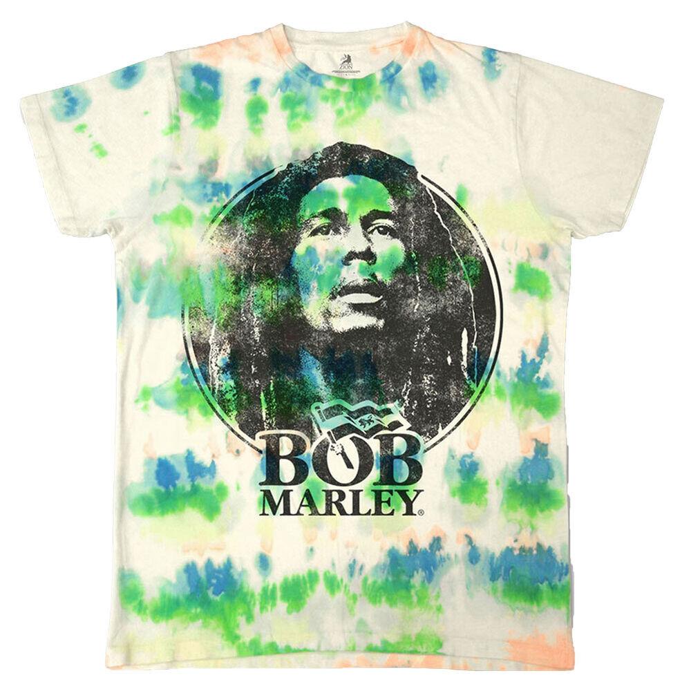 

Bob Marley Black White Logo (Dip Dye) Tie Dye Dip Dye Unisex T-shirt
