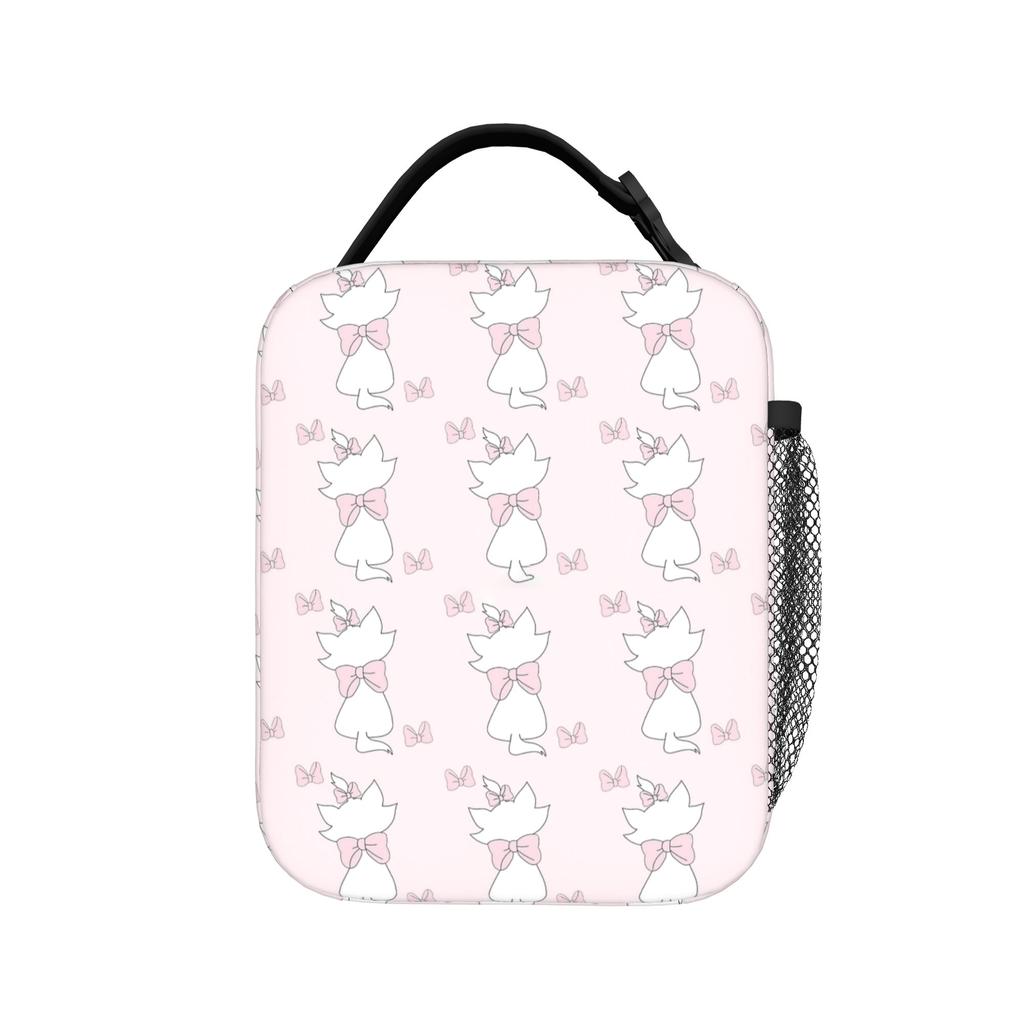 Maries Cat Insulated Lunch Bags Thermal Bag Reusable,Lunch Container Leakproof Lunch Box Tote Bento Pouch Office Picnic