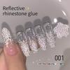 Reflective Disco Glitter Nail Polish Gel, Sparkling Nail Art Gel, Long-Lasting Peelable No Lamp Needed, Glow Party Nail Set, Multi-Color Options