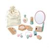 Children's Simulation Makeup Toys, Playing House, Wooden Girl Role-playing, Dressing Up, Gift, Makeup Bag Set
