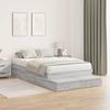Storage Bed Frame Grey Sonoma 120 cm Particleboard