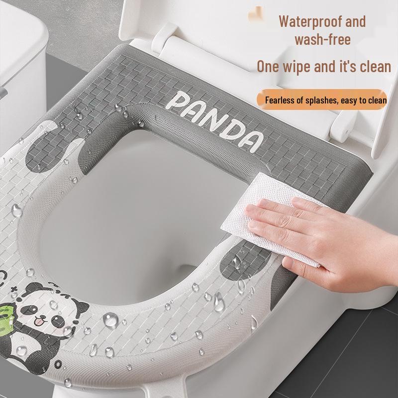 Universal Waterproof Washable Toilet Seat Cushion for All Seasons - 2024