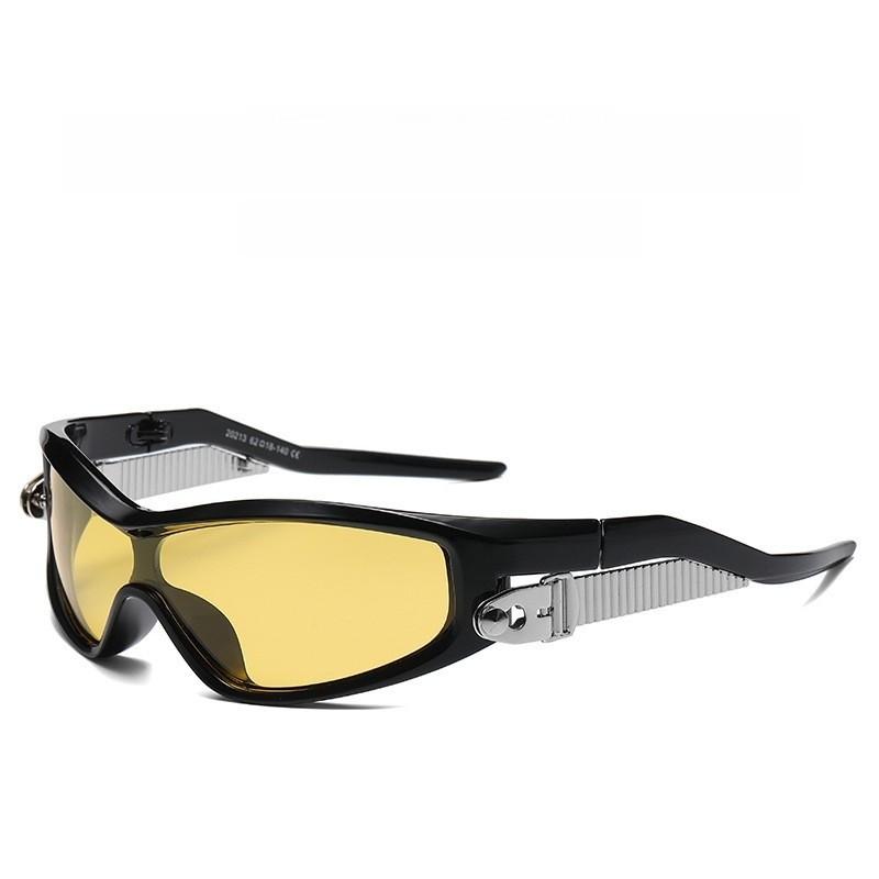 Y2k Futuristic Sunglasses Women Polarized Uv400 Outdoor Sports For Streetwear